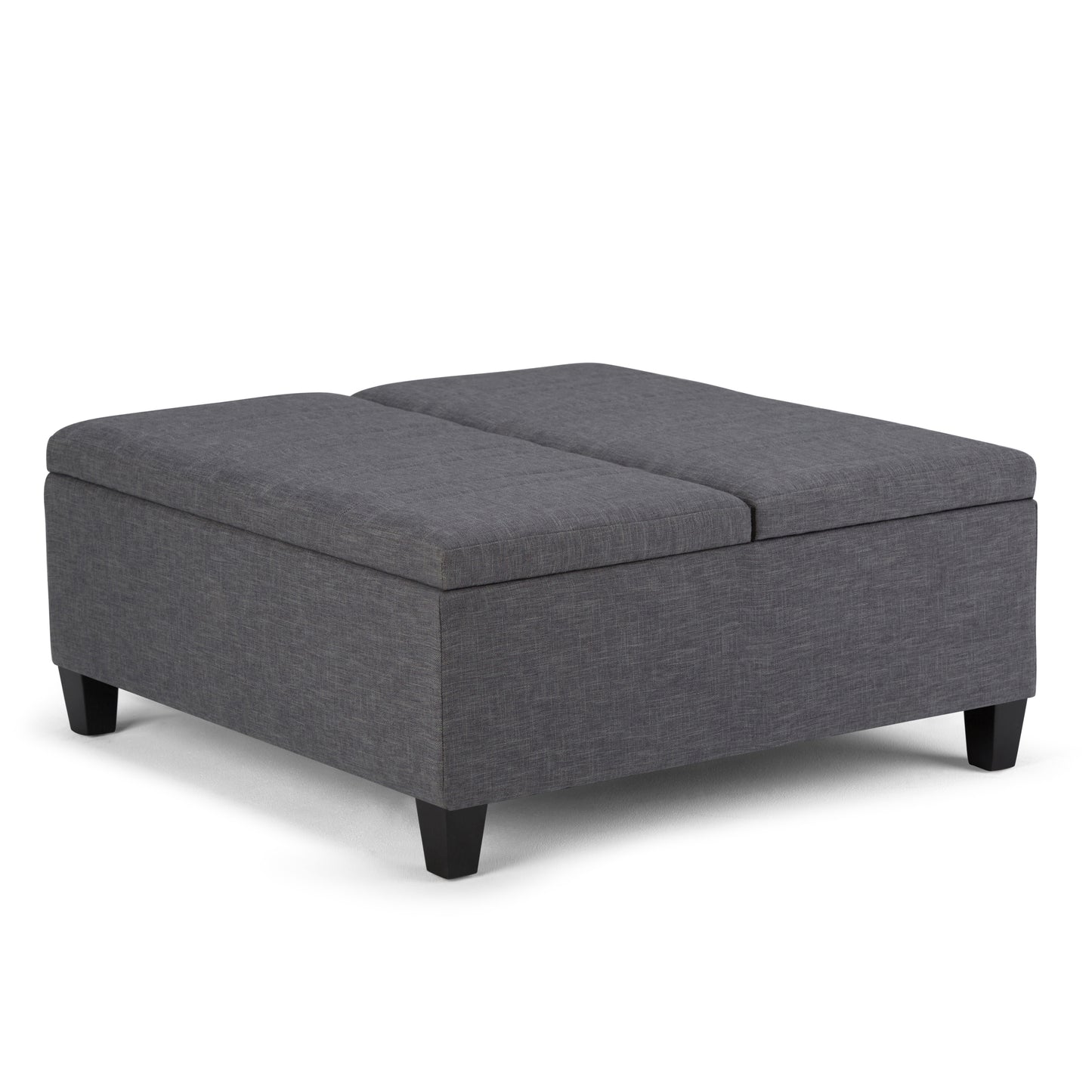 Ellis Tablebench – Slate Gray Storage Ottoman Coffee Table