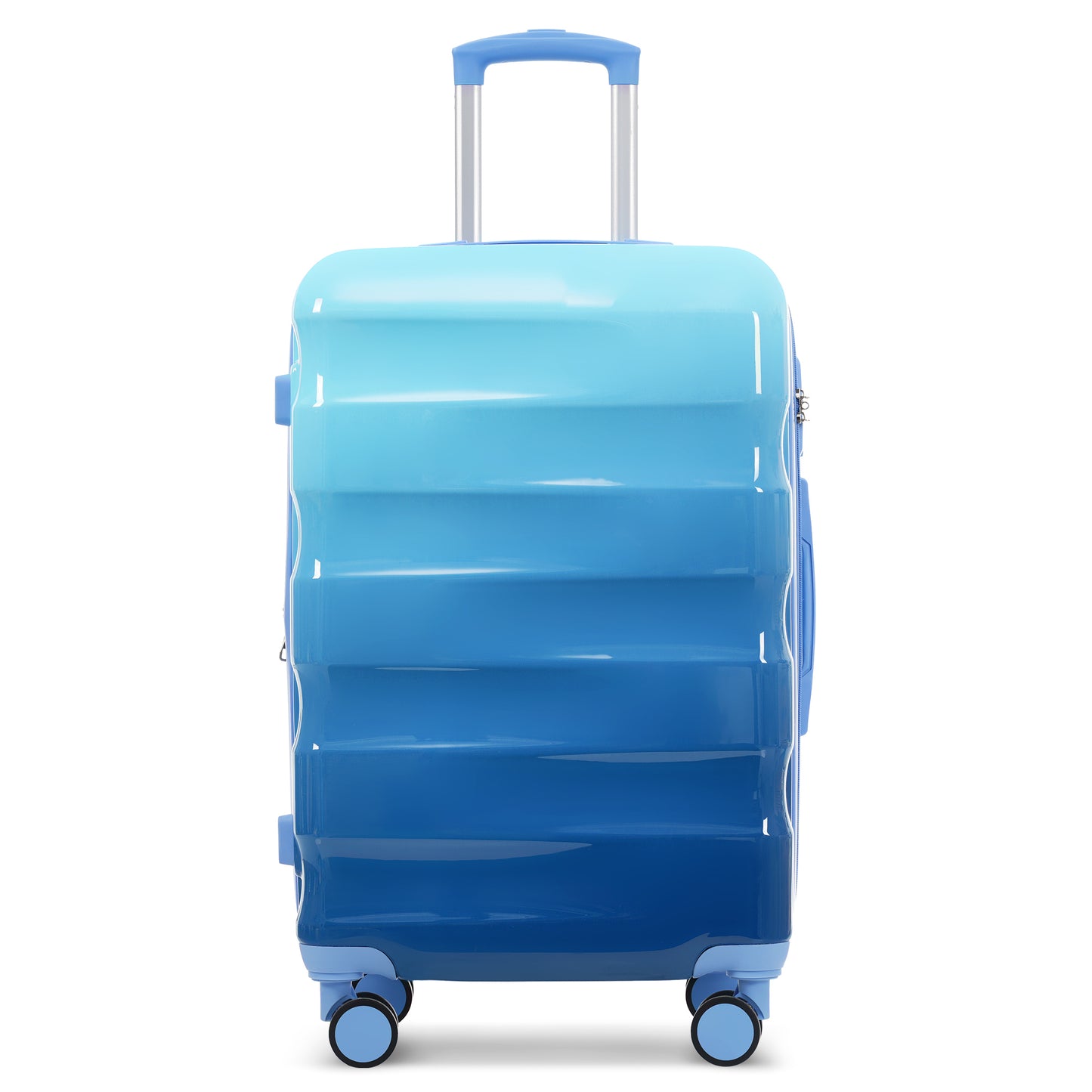 Jetera 3 - Piece Glossy Luggage Set – Vibrant PC+ABS Hardshell Suitcases with Spinner Wheels & TSA Lock (20/24/28") - JUSTLIVE NESTJUSTLIVE NEST