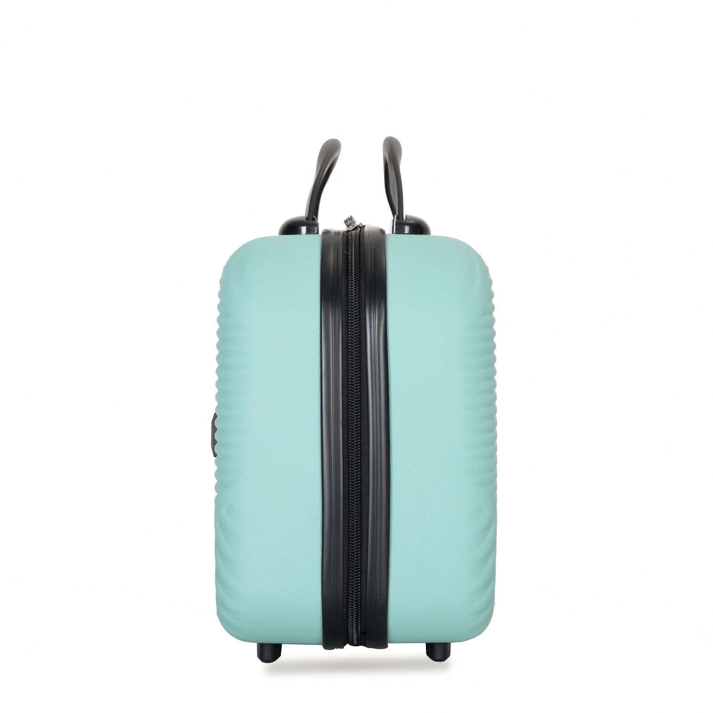 Jetera 4 - Piece ABS Luggage Set – Light Blue Suitcases with Aircraft Spinner Wheels & Matching Makeup Box - JUSTLIVE NESTJUSTLIVE NEST