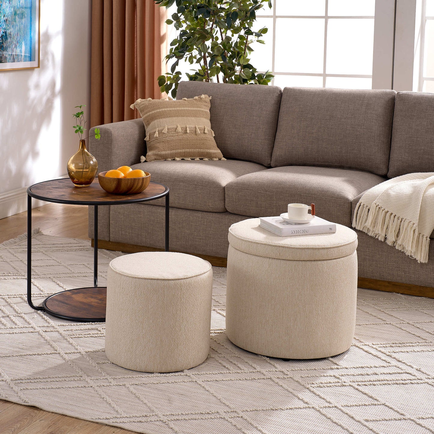 Varmont Set – Sandveil Shell, FlexTop Table & StowDrum Seat