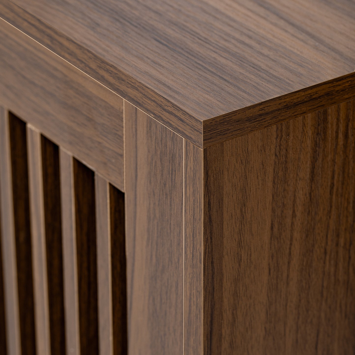 Vero Pet - Friendly TV Console – Mid - Century Walnut Stand with Extendable Table, Cushion & Cat Cubby - JUSTLIVE NESTJUSTLIVE NEST