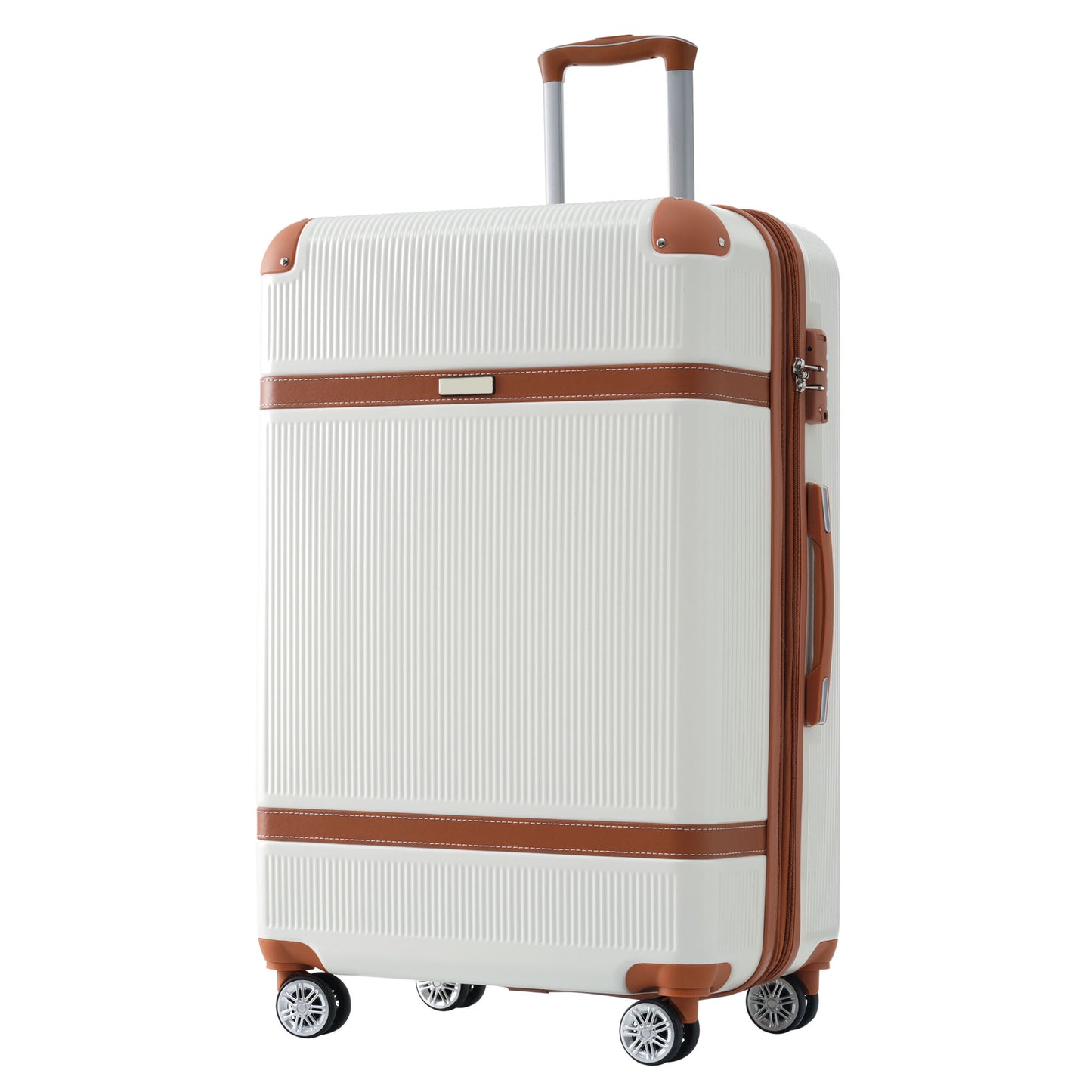 Jetera 3 - Piece Hardshell Luggage Set – Lightweight Double Spinner Suitcases with TSA Lock (20/24/28") - JUSTLIVE NESTJUSTLIVE NEST