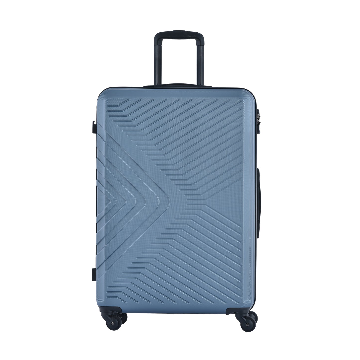 Jetera 3 - Piece ABS Luggage Set – Blue Spinner Suitcases with Lightweight Hard Shell & TSA Lock (20/24/28") - JUSTLIVE NESTJUSTLIVE NEST