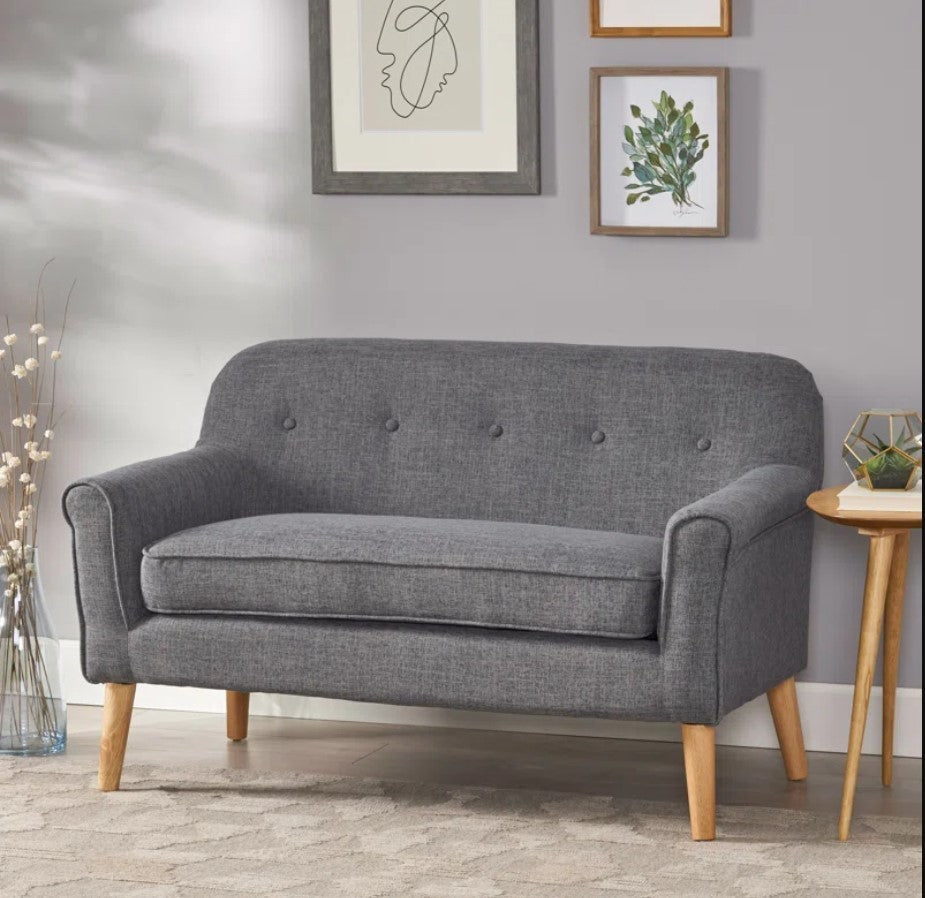 Livoa™ Modern Loveseat – Compact 2-Seater for Living Room, Bedroom, or Office