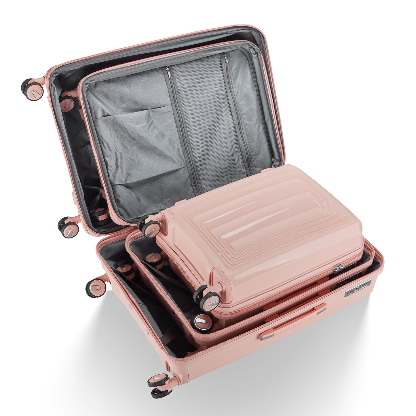 Jetera 4 - Piece Expandable Travel Set – Hard Shell Suitcases with Spinner Wheels & TSA Lock (14"/20"/24"/28") - JUSTLIVE NESTJUSTLIVE NEST