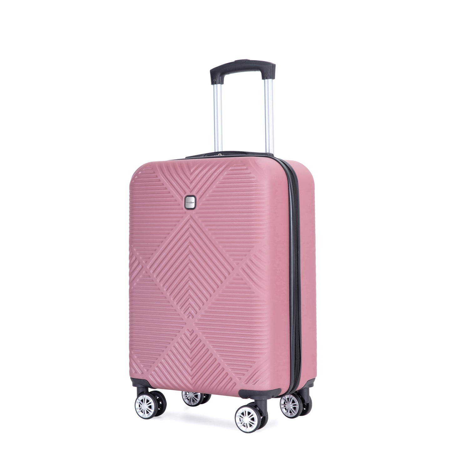 Jetera 4 - Piece ABS Luggage Set – Pink Lightweight Suitcases with Spinner Wheels & Makeup Box (14/20/24/28") - JUSTLIVE NESTJUSTLIVE NEST