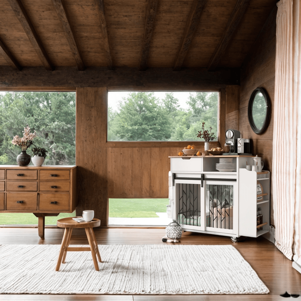 Hollo Pet Island Crate – Dog Kennel with Kitchen Countertop & End Table Style Base - JUSTLIVE NESTJUSTLIVE NEST