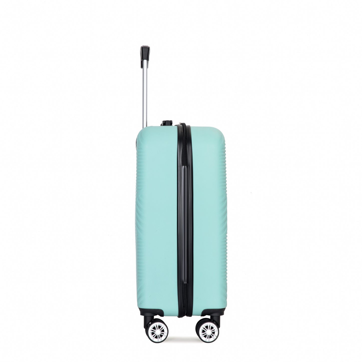 Jetera 4 - Piece ABS Luggage Set – Light Blue Suitcases with Aircraft Spinner Wheels & Matching Makeup Box - JUSTLIVE NESTJUSTLIVE NEST