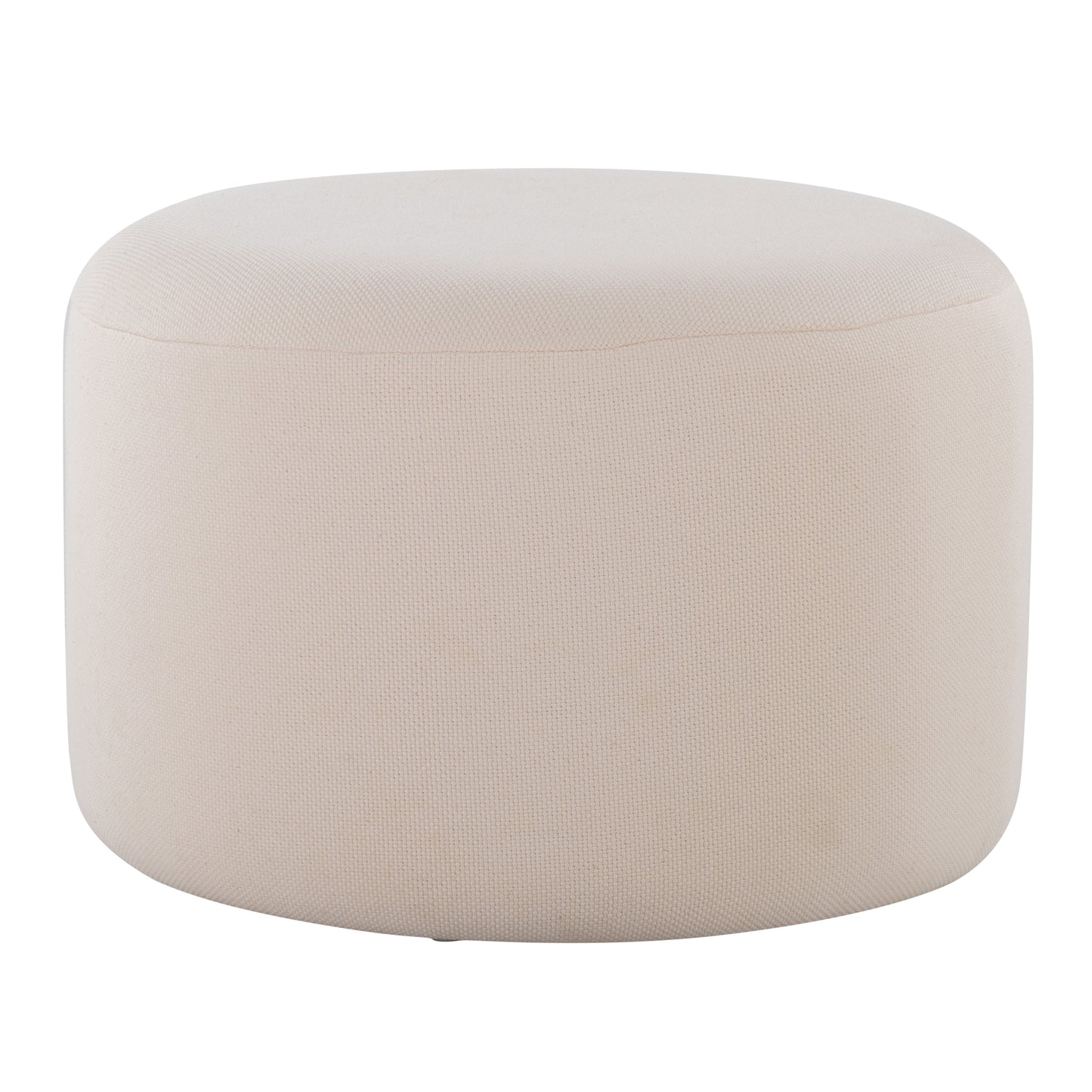Volin Pouf – Knitso™ Dome in Sandthread Beige
