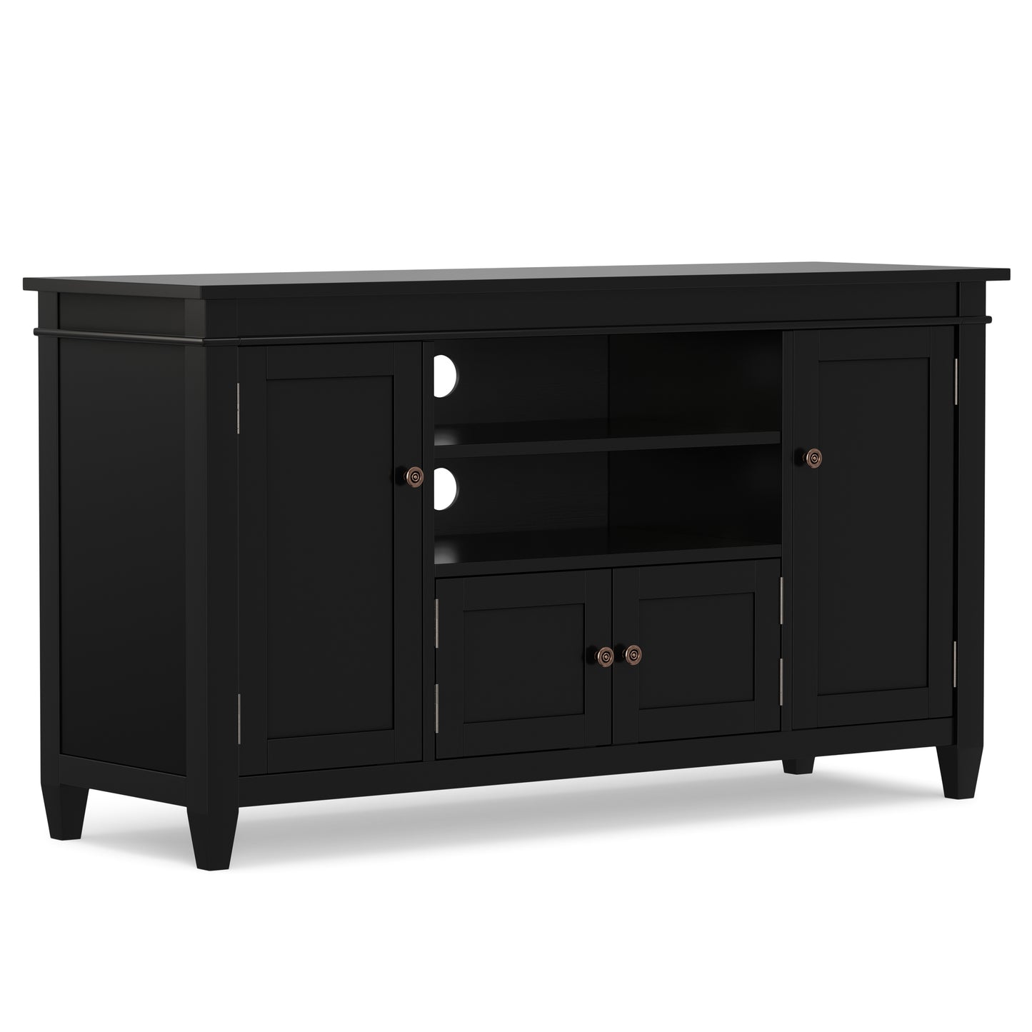 Carlvon Media Console – Classic Wood TV Stand with Storage Surface