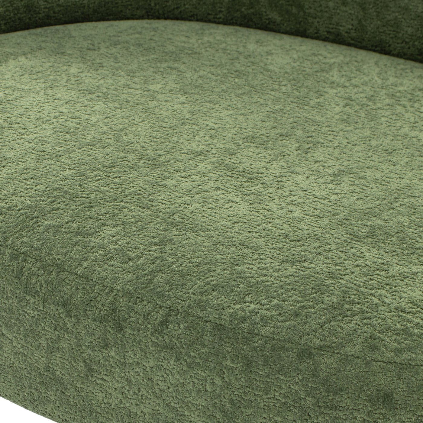 Shep 36" Curved Dog Sofa – Moss Green Fleece Lounge for Medium - Sized Pets - JUSTLIVE NESTJUSTLIVE NEST