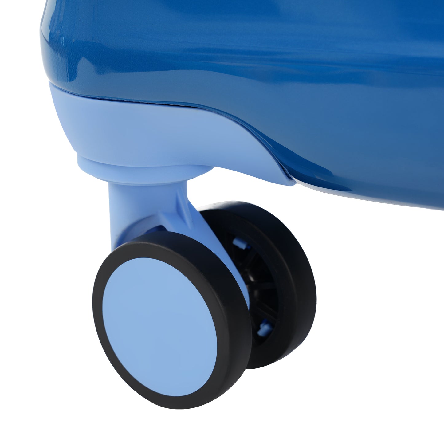 Jetera 2 - Piece Carry - On Set – 20" Glossy Hardshell Suitcase with Cup Holder, Spinner Wheels & TSA Lock - JUSTLIVE NESTJUSTLIVE NEST