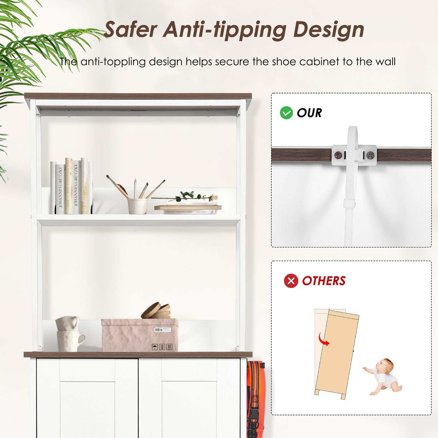 Verno Pet Feeder Console – White Feeding Station with 2 Bowls, Adjustable Shelves & Storage - JUSTLIVE NESTJUSTLIVE NEST