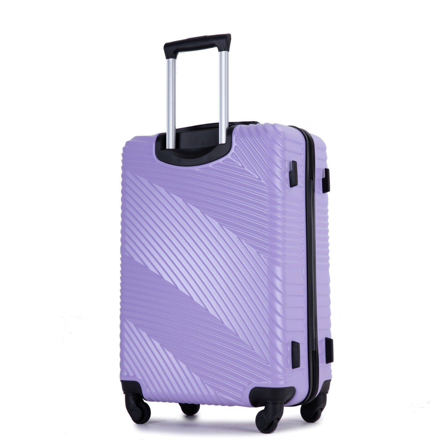 Jetera 3 - Piece Luggage Set – Light Purple PC+ABS Suitcases with Spinner Wheels & Travel Hooks (20/24/28") - JUSTLIVE NESTJUSTLIVE NEST
