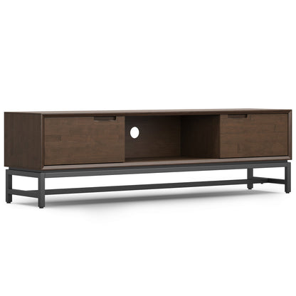 Bantor Console – 72" Low TV Stand with Balanced Storage Form