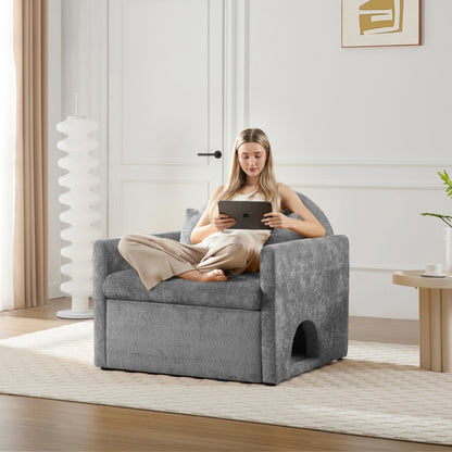 Lenvara Chair – Chenlume Texture, Comflare Deep Seat