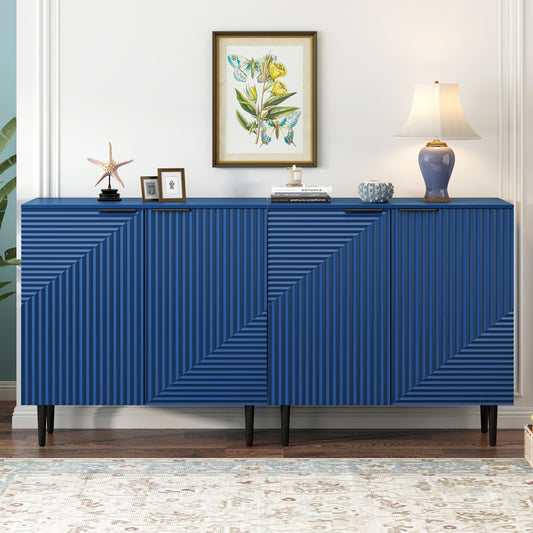 Mirodra Duo Set – Modern Minimalist Side Cabinets with Adjustable Shelves (Repeat)