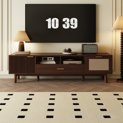 Closari TV Cabinet – Soft-Close & Drop-Down Door Design (Up to 75")
