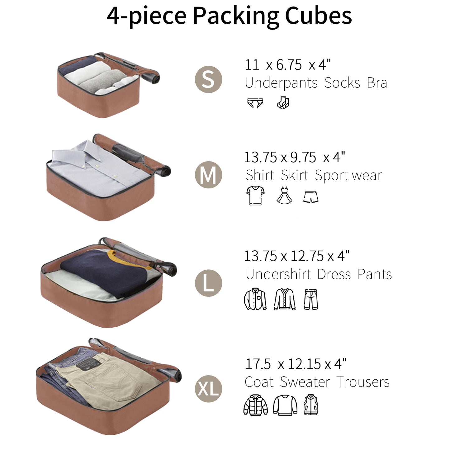 Jetera 4 - Piece ABS Travel Set – Lightweight Hard Shell Luggage with Spinner Wheels, Packing Cubes & TSA Lock (16/20/24/28") - JUSTLIVE NESTJUSTLIVE NEST