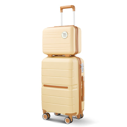 Jetera 4 - Piece PP Luggage Set – Lightweight Expandable Suitcases in Polypropylene with Spinner Wheels (14/20/24/28") - JUSTLIVE NESTJUSTLIVE NEST
