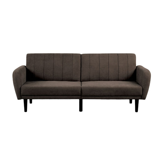 NestEdge ‘CozyPort” Convertible Futon – Tufted Sleeper Sofa | Soft Arms + USB