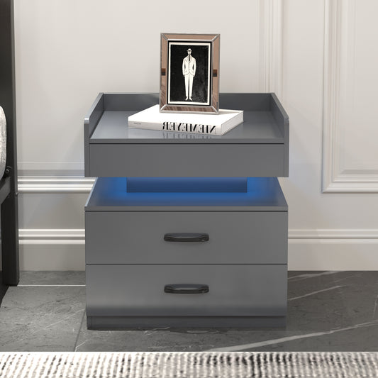 Vionix Duo Set – LED-Lit Nightstands