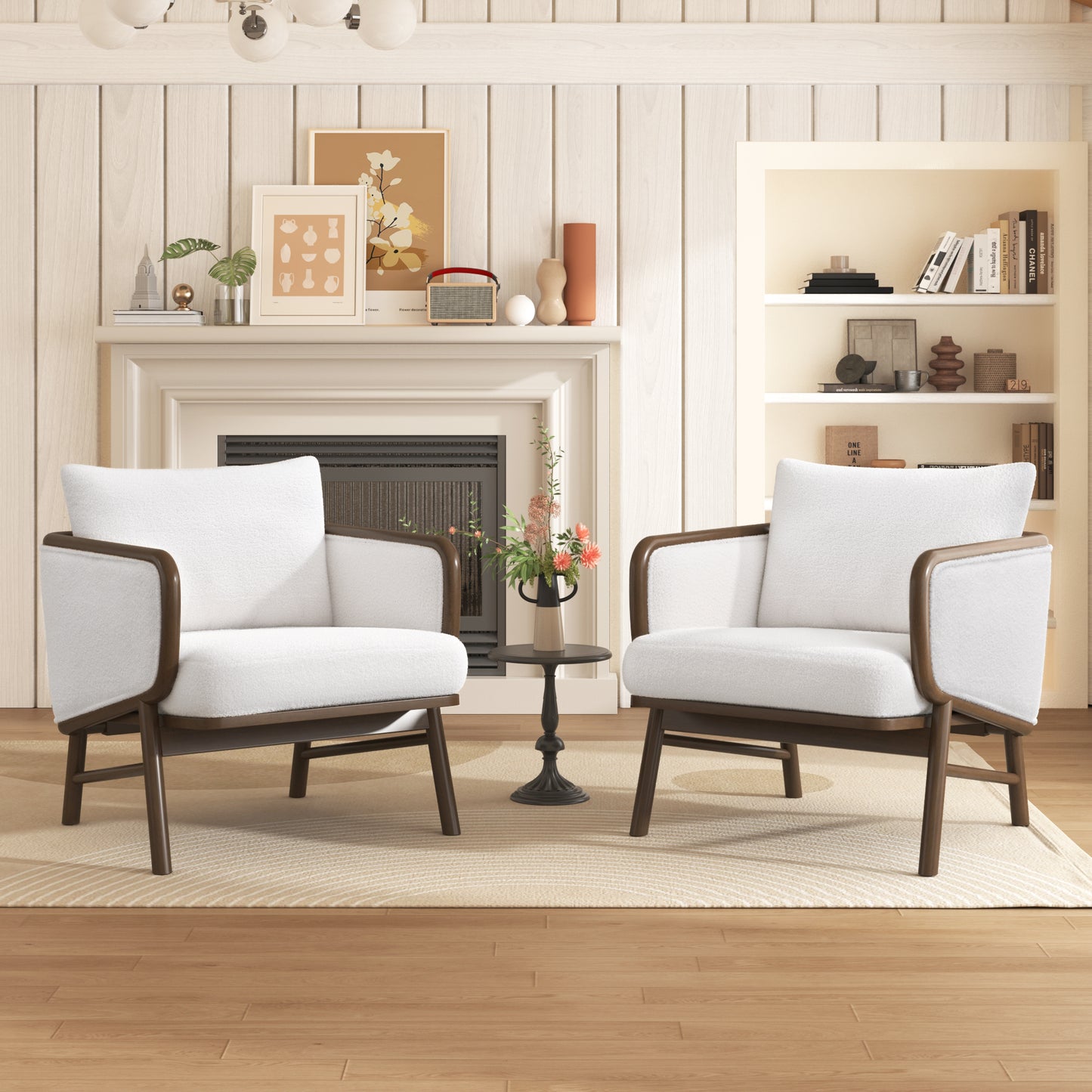 Velrisa Chair Set – Sherpaloom Upholstery, Timberrest Frame, Cozyform Arm Design