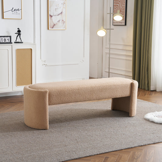 Solvian Bench – Camelsoft Finish, SleekNest Profile