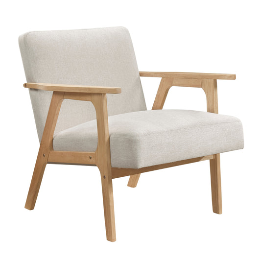 Orlian Chair – Softgrain Fabric, Naturis Wood Base, Cushwell Seat