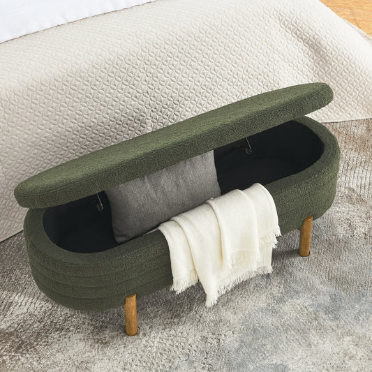Olvion Bench – Mossline Upholstery, HiddenCore Storage