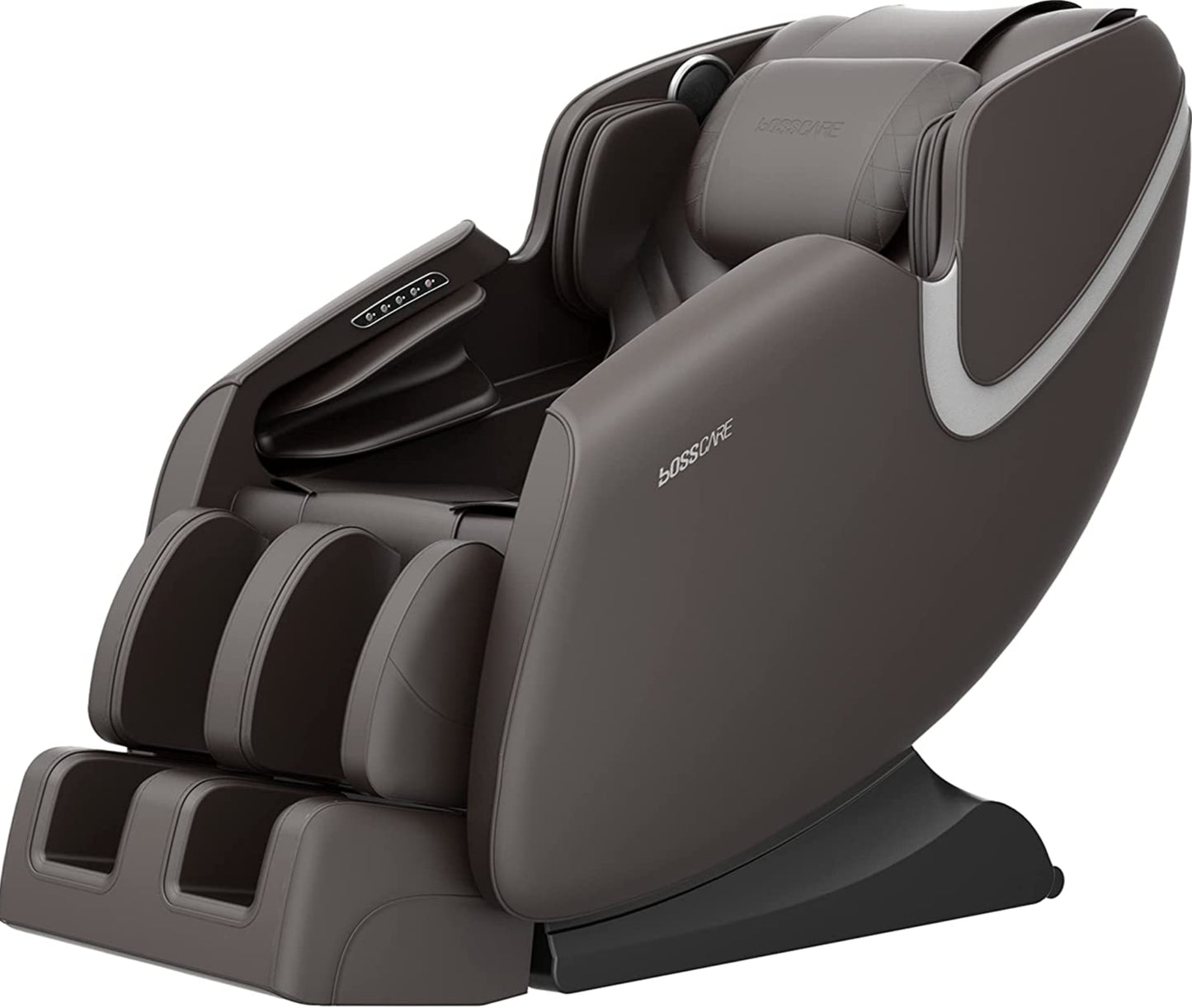 Bosscare Recliner – Brown Zero Gravity Massage Chair with Bluetooth & Foot Rollers