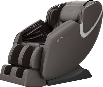 Bosscare Recliner – Brown Zero Gravity Massage Chair with Bluetooth & Foot Rollers