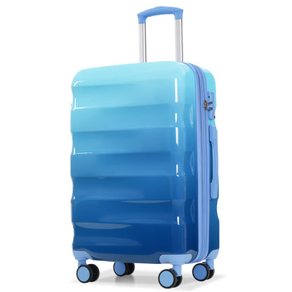 Jetera 3 - Piece Glossy Luggage Set – Vibrant PC+ABS Hardshell Suitcases with Spinner Wheels & TSA Lock (20/24/28") - JUSTLIVE NESTJUSTLIVE NEST