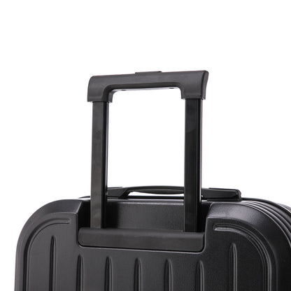 Jetera 3 - Piece ABS Travel Set – Black Spinner Suitcases with USB Port & Cup Holder (20/24/28") - JUSTLIVE NESTJUSTLIVE NEST