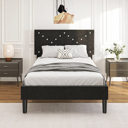 Pluvia Platform Bed – Upholstered Base Frame (Repeat / Alternate Finish SKU)