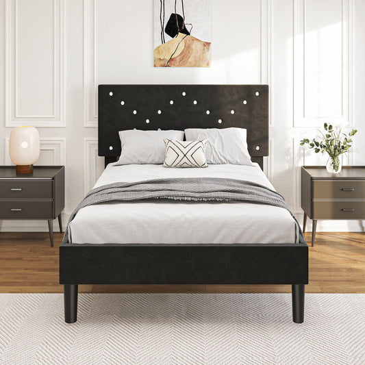 Pluvia Platform Bed – Upholstered Base Frame (Repeat / Alternate Finish SKU)