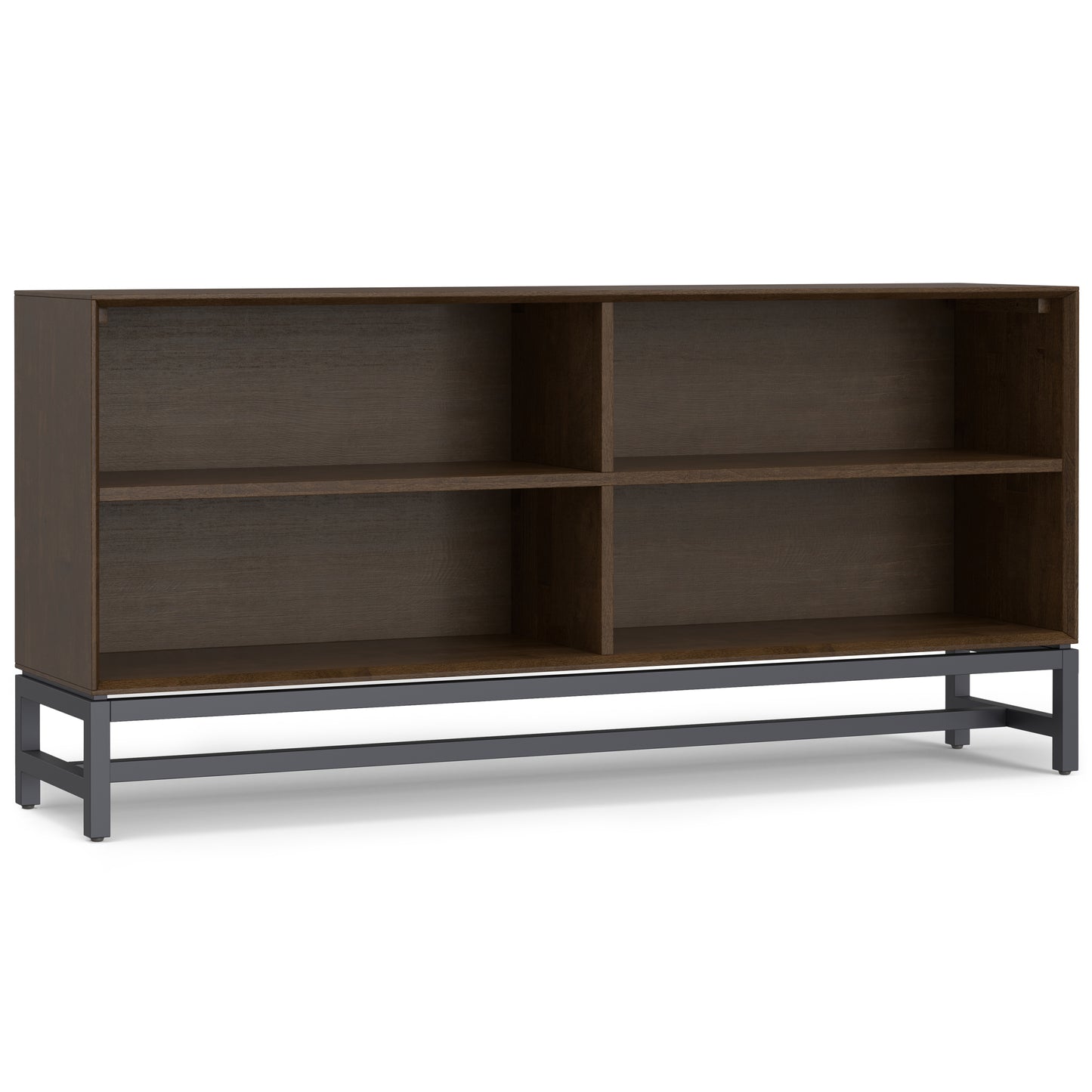 Strukt Steel Cabinet – Black Metal Storage with 2 Doors and Adjustable Interior Shelves