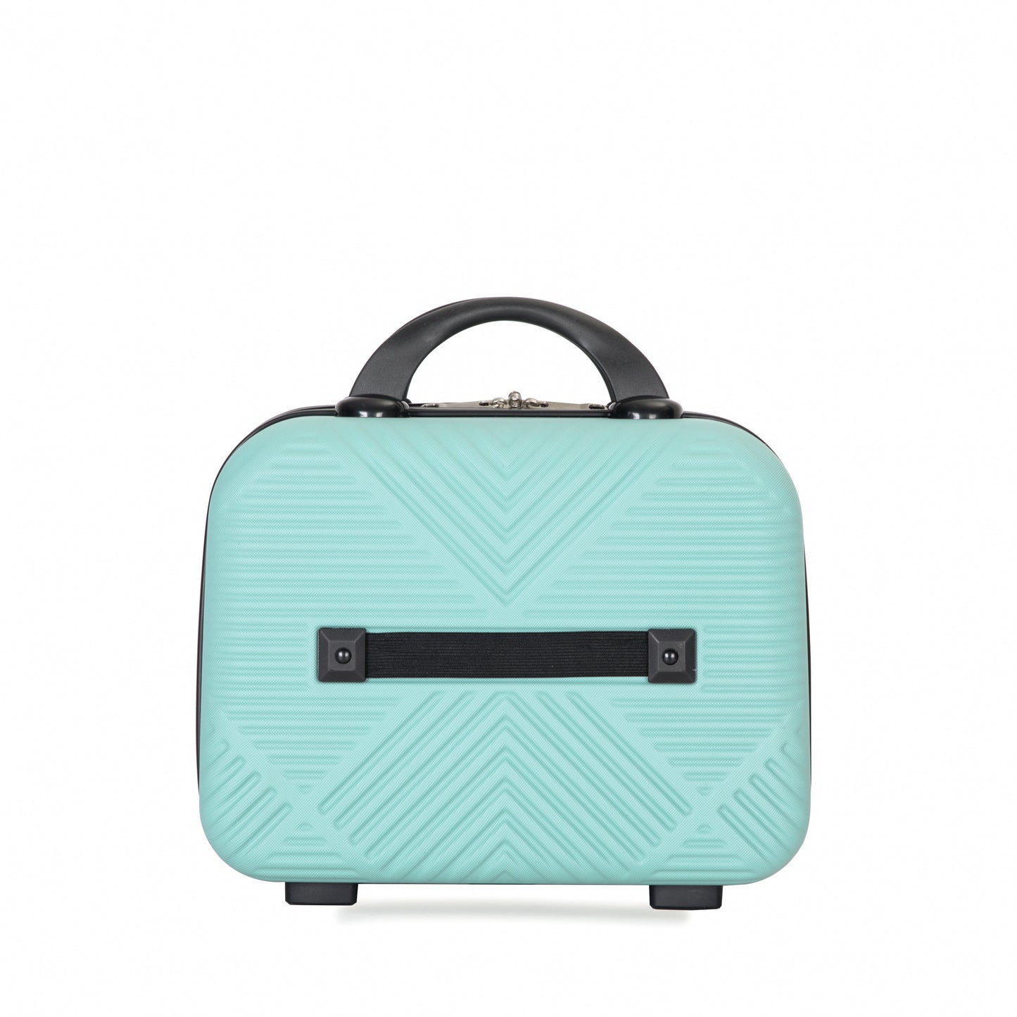 Jetera 4 - Piece ABS Luggage Set – Light Blue Suitcases with Aircraft Spinner Wheels & Matching Makeup Box - JUSTLIVE NESTJUSTLIVE NEST