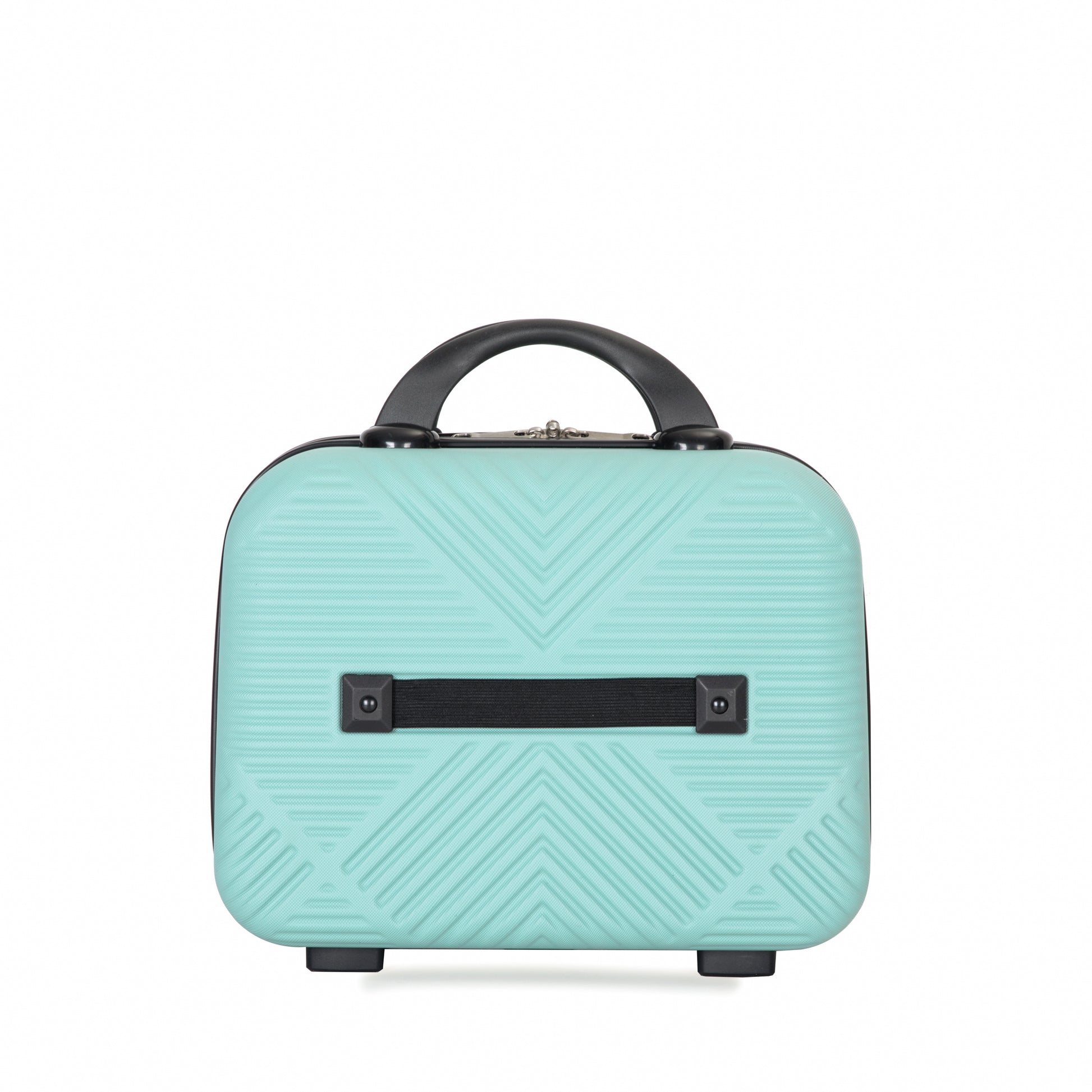 Jetera 4 - Piece ABS Luggage Set – Light Blue Suitcases with Aircraft Spinner Wheels & Matching Makeup Box - JUSTLIVE NESTJUSTLIVE NEST