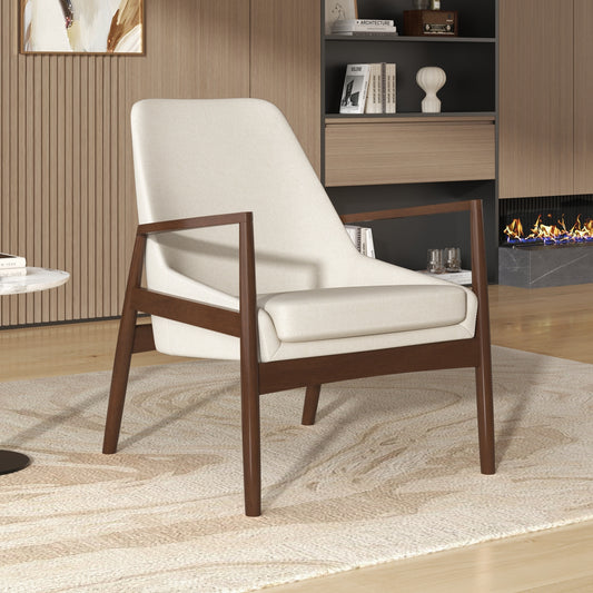 Alvoro Chair – CozyWeave Fabric, Highback Support, Solidwood Frame