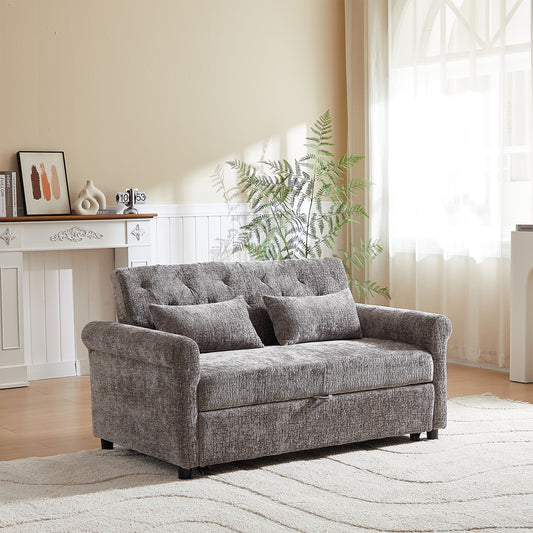 The Arden Convertible Sofa – Full Chenille Sleeper for Living Rooms
