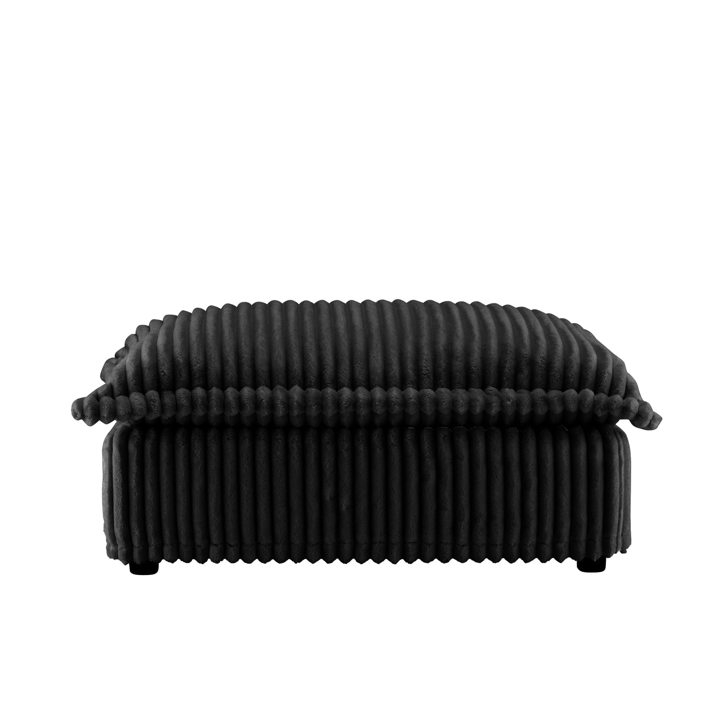 Kovala Ottoman – Onyxplush Finish, CozyCore Design