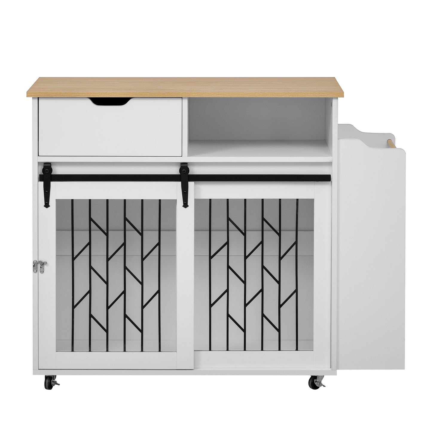 Hollo Pet Island Crate – Dog Kennel with Kitchen Countertop & End Table Style Base - JUSTLIVE NESTJUSTLIVE NEST