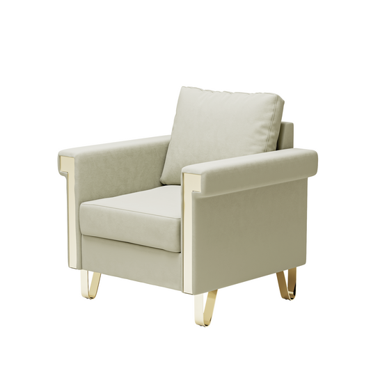 Veltrana Chair – Pearlglow Velvet, Resilifoam Core, Duramet Base