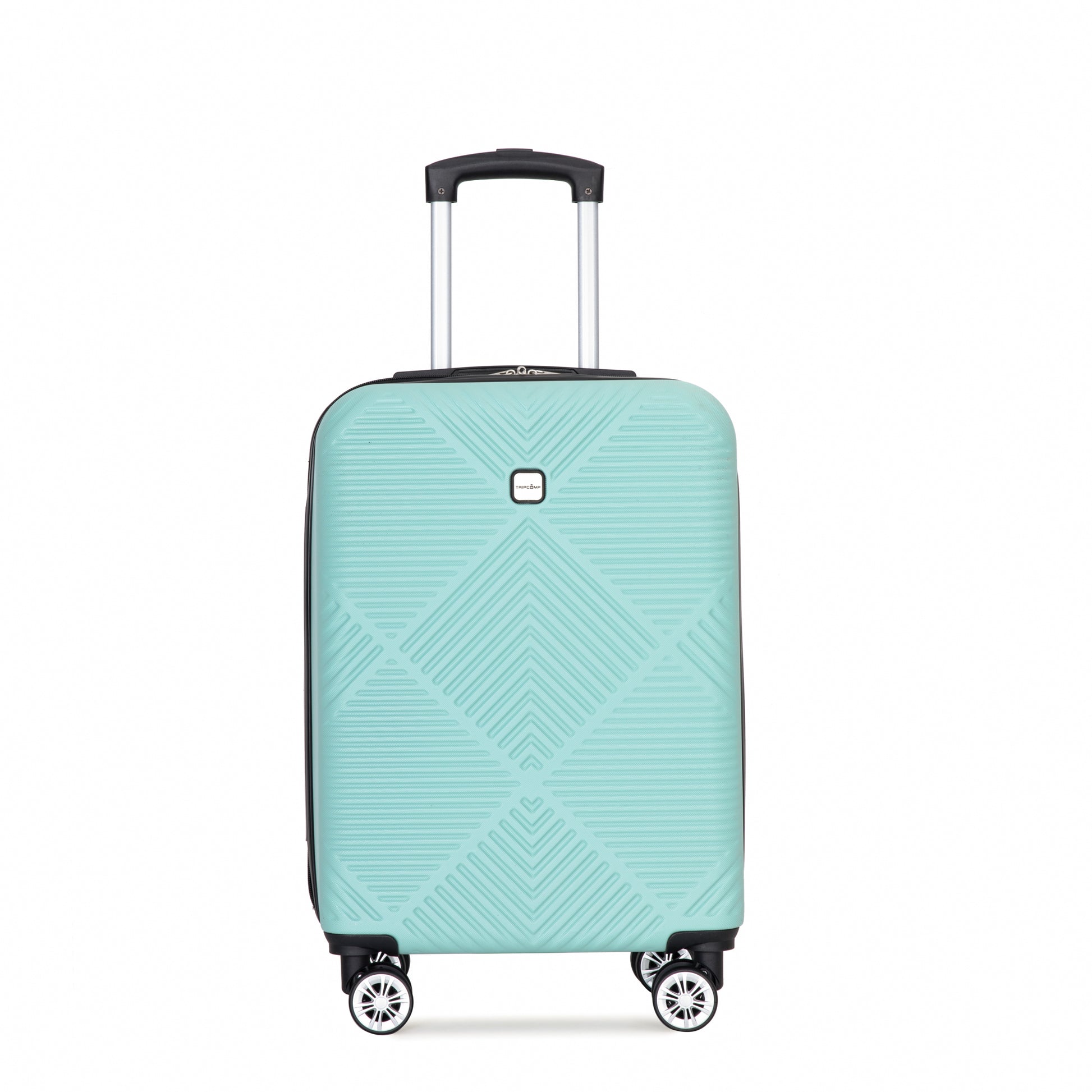 Jetera 4 - Piece ABS Luggage Set – Light Blue Suitcases with Aircraft Spinner Wheels & Matching Makeup Box - JUSTLIVE NESTJUSTLIVE NEST