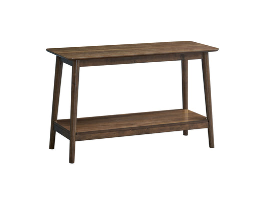 Lamonte Console – Walnutveil Finish with OpenStack Shelf