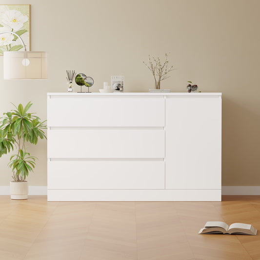 Stravelle Vault Chest – Wooden Side Cabinet with Hidden Drawers & Concealed Storage Design