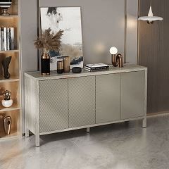 Norwin Buffet Cabinet – 59'' Modern Wood Storage Cabinet with 4 Doors & Shelves