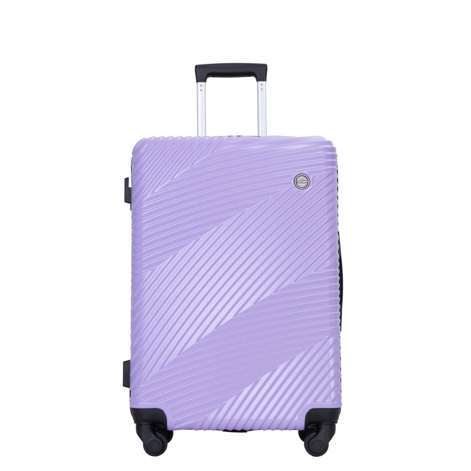 Jetera 3 - Piece Luggage Set – Light Purple PC+ABS Suitcases with Spinner Wheels & Travel Hooks (20/24/28") - JUSTLIVE NESTJUSTLIVE NEST