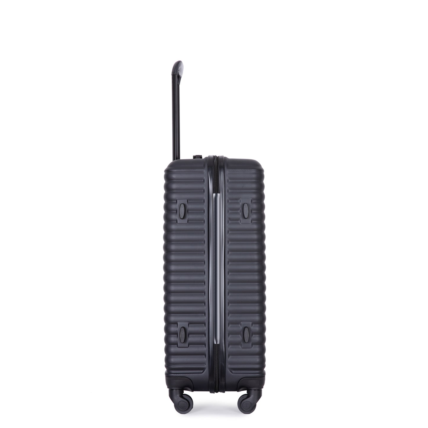 Jetera 3 - Piece ABS Luggage Set – Black Lightweight Suitcases with Spinner Wheels & TSA Lock (20"/24"/28") - JUSTLIVE NESTJUSTLIVE NEST